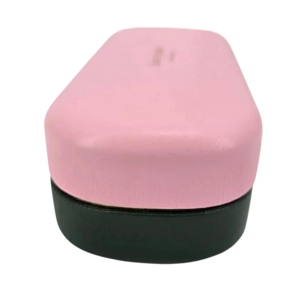 Kate Spade New York Glasses Hard Case Pink Green 6.25 X 2.75 X 2